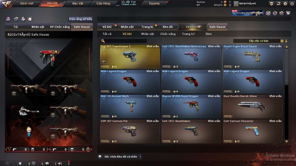 shop acc cf uy tin gia re
